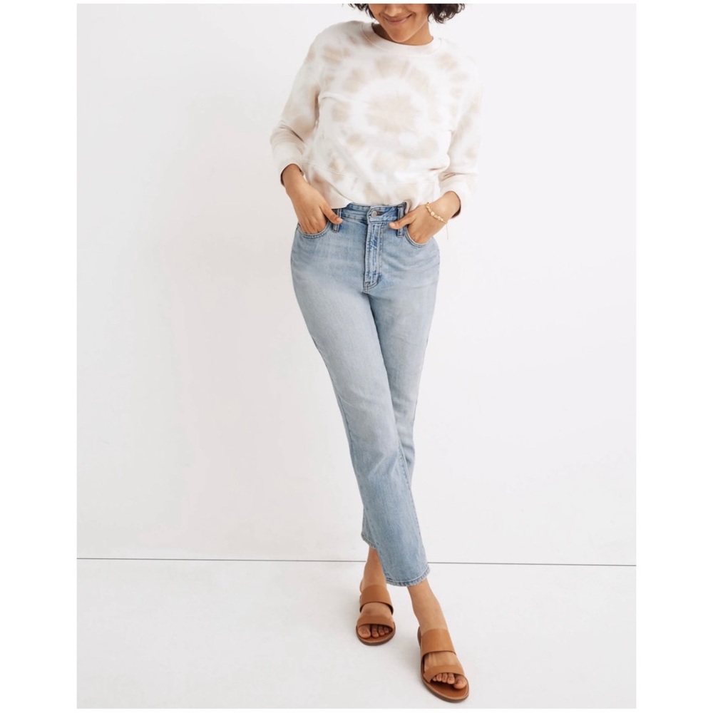 Madewell Women's Sz 29 High Rise Jeans Curvy Perfect Vintage Straight Denim